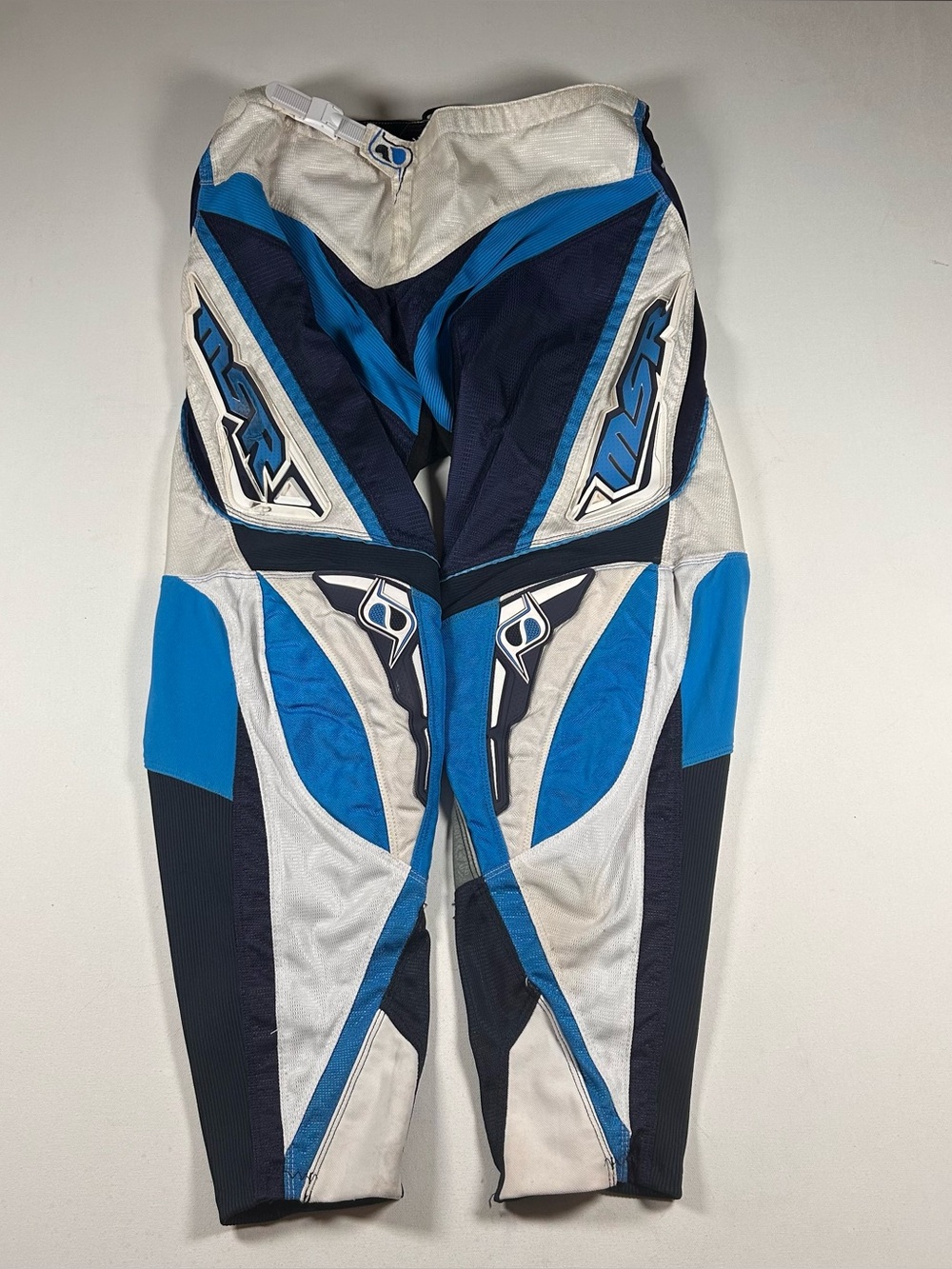 MSR Renegade Mens Size 38 Motocross MX Pants Padded Excellent Condition Blue